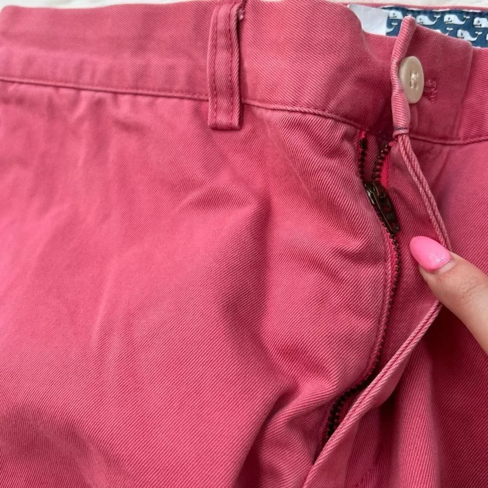 Vineyard Vines Boy’s Nantucket Red Chino Pants Flat Front Preppy Kids size 18